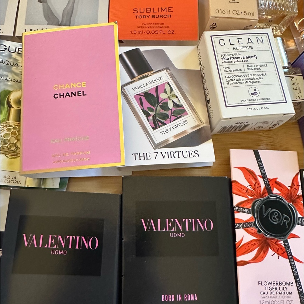 35 pc Fragrance Sampler Chloe Viktor & Rolf YSL Chanel - Picture 8 of 10